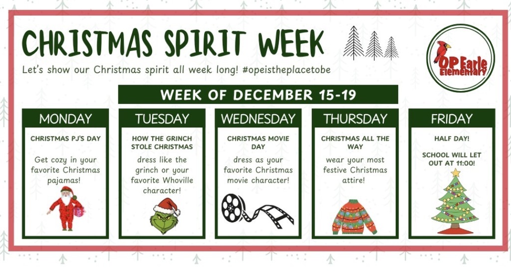 Christmas Spirit Week