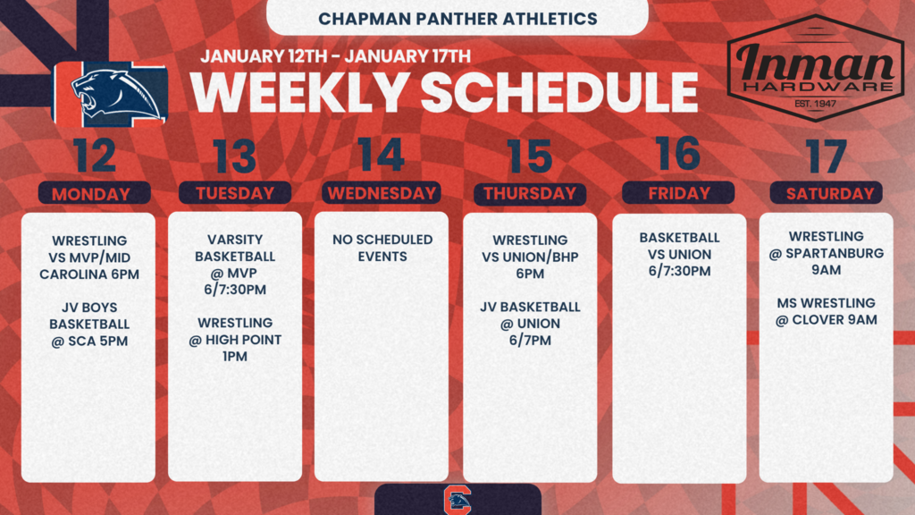 Sports for the week of 1/12/2026