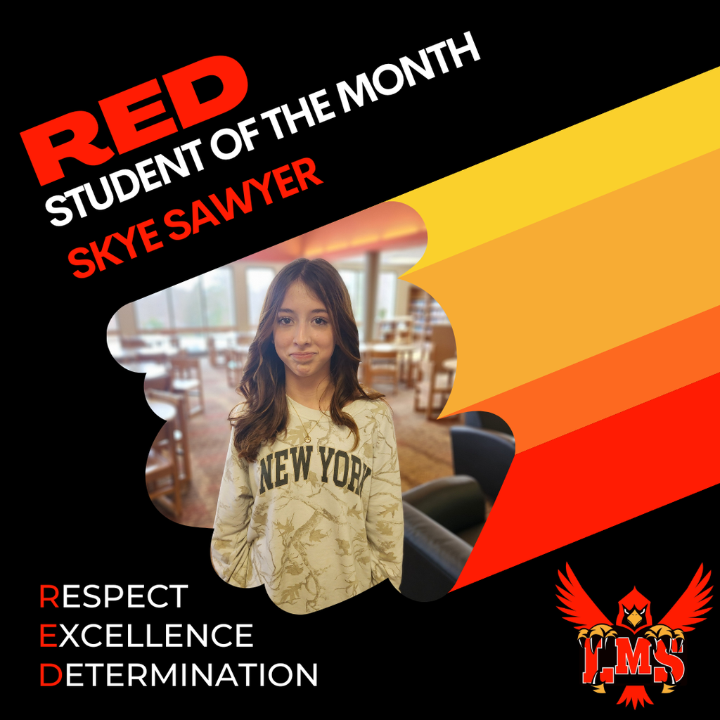 LMS RED student of the month