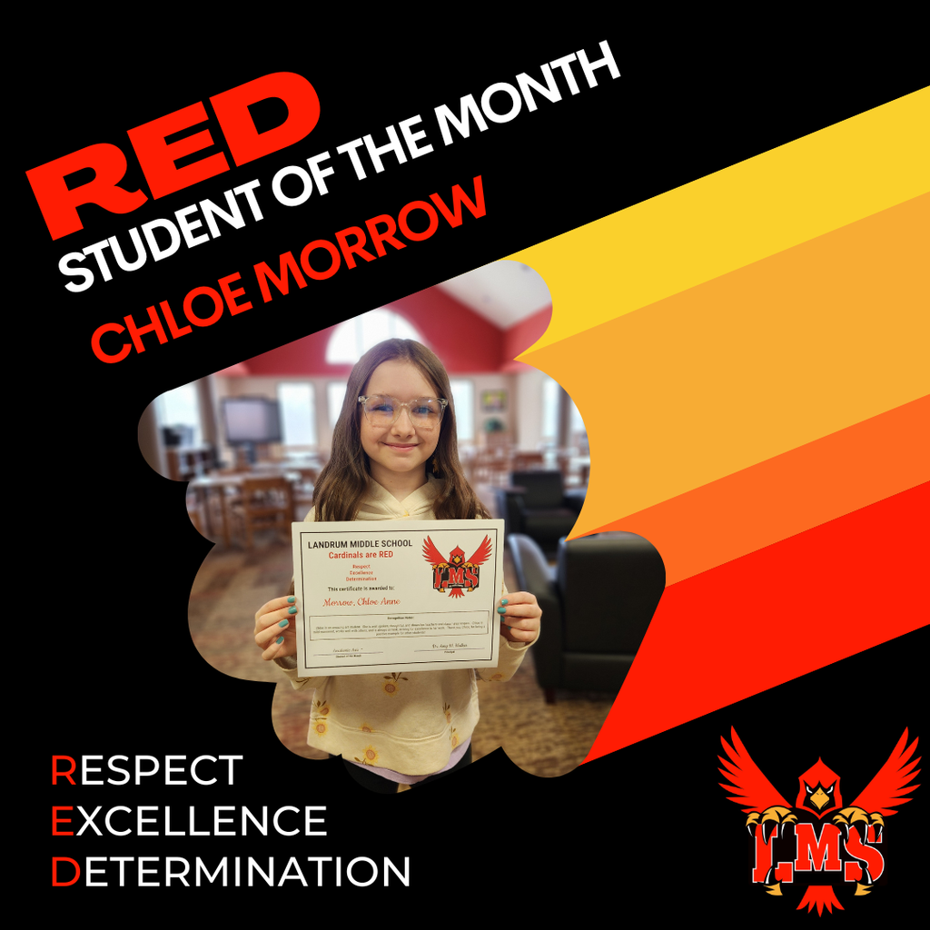 LMS RED student of the month