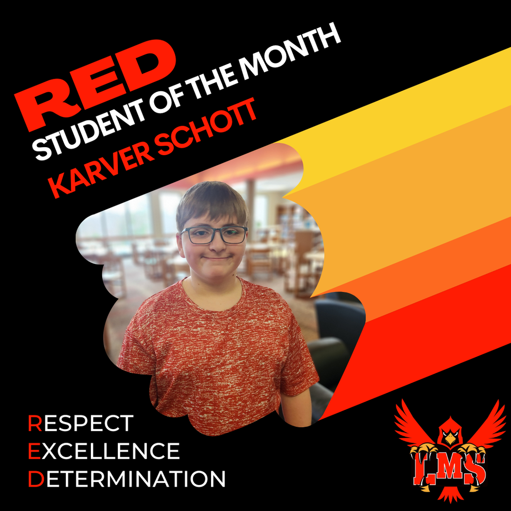 LMS RED student of the month