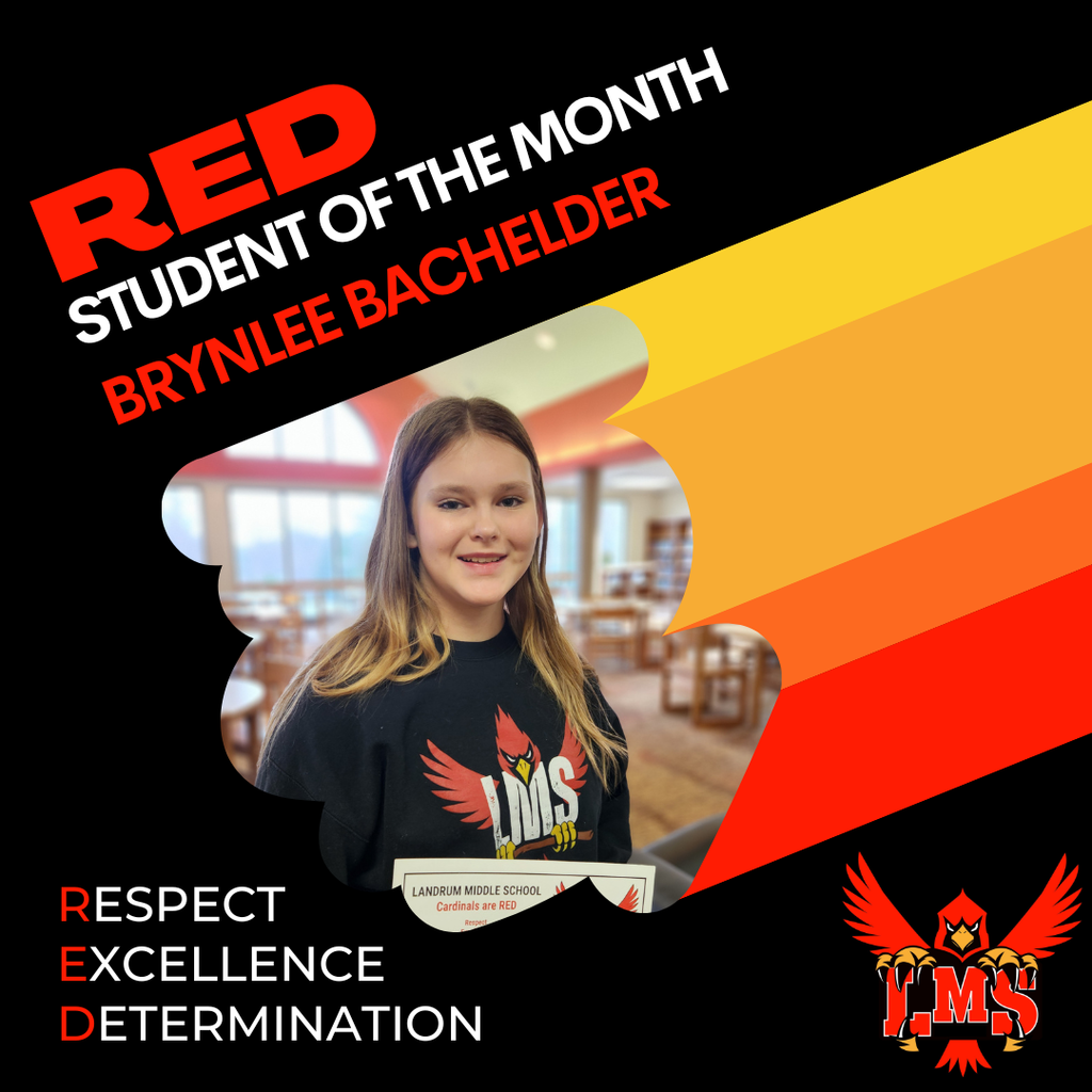 LMS RED student of the month