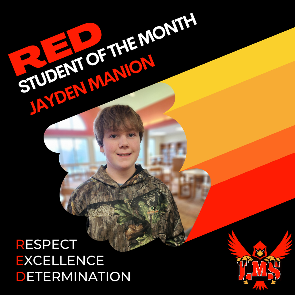 LMS RED student of the month
