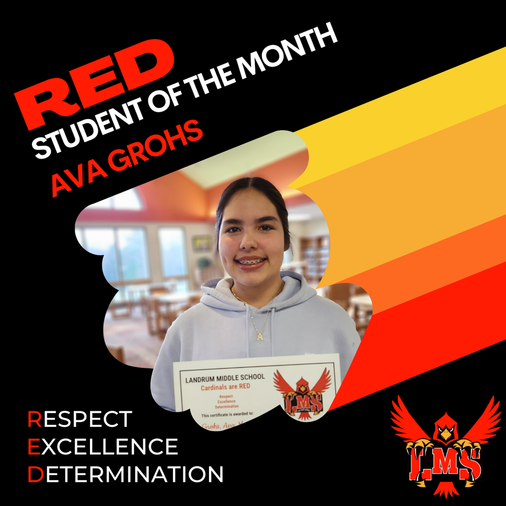 LMS RED student of the month