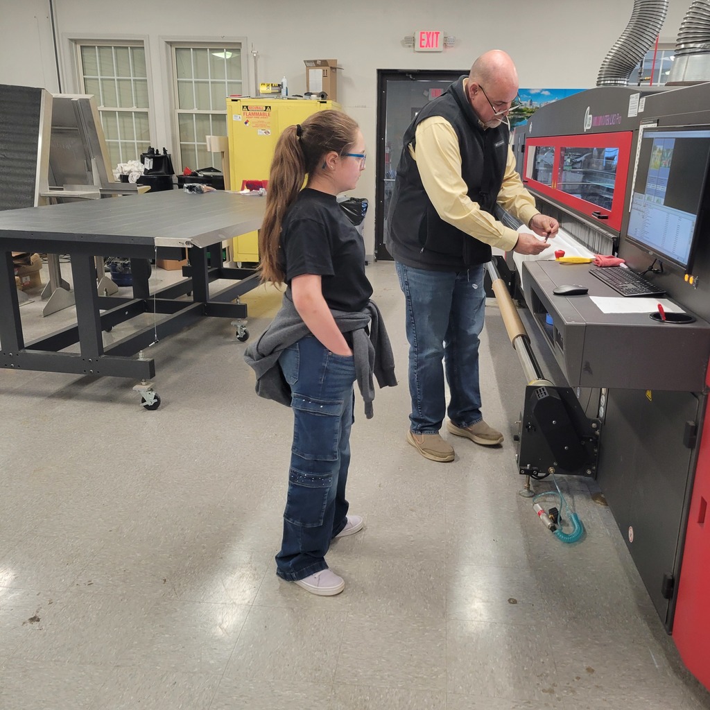 LMS student on job shadow day