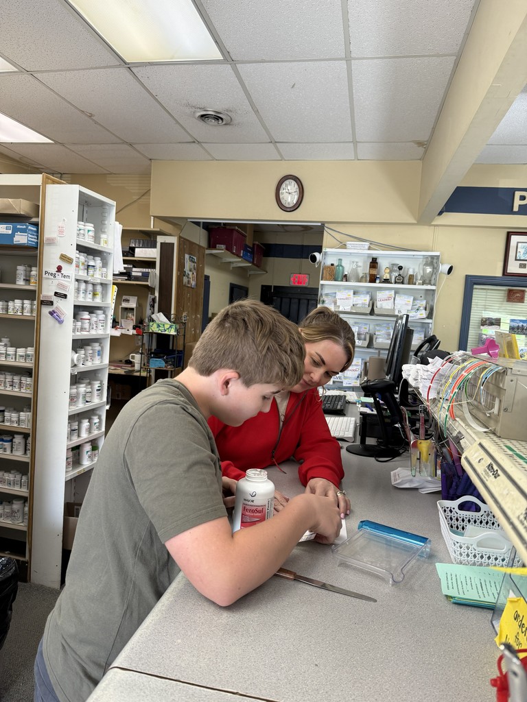 LMS student on job shadow day