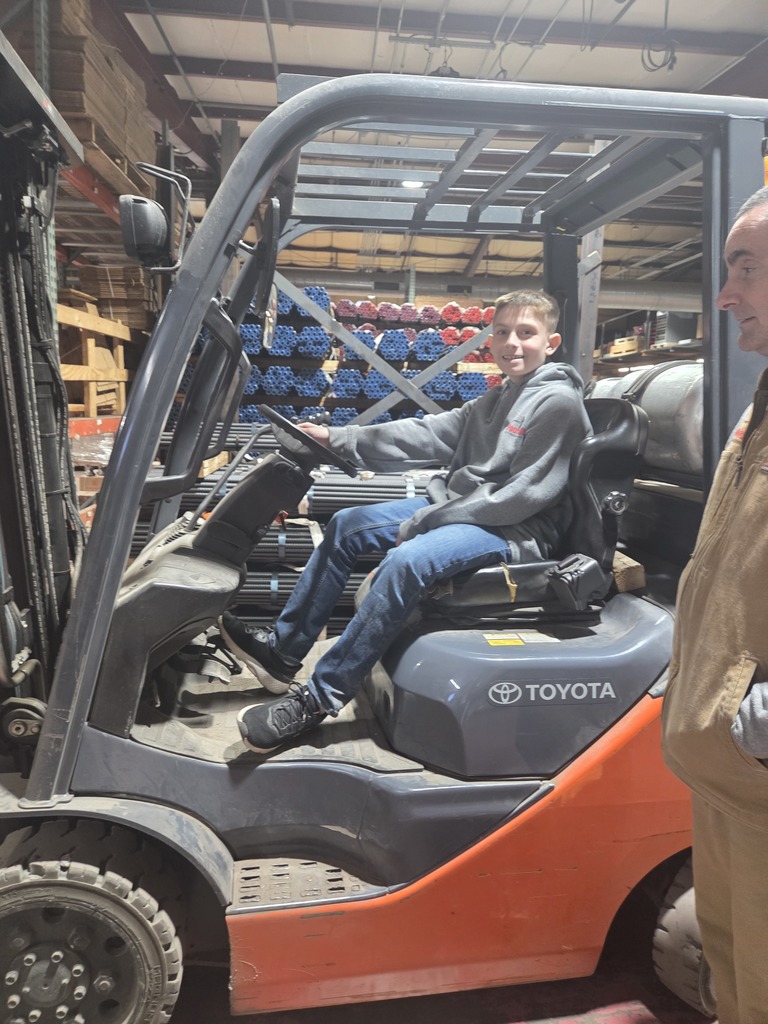 LMS student on job shadow day