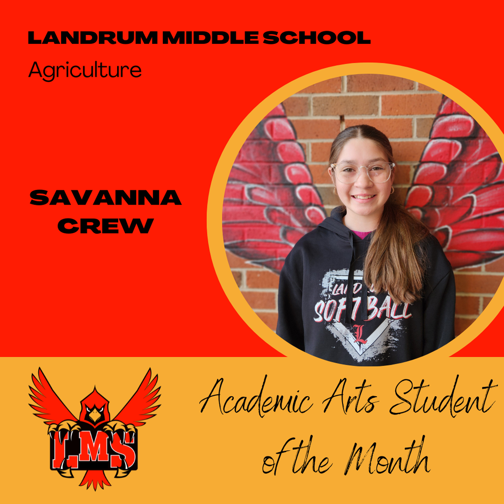 LMS RED student of the month