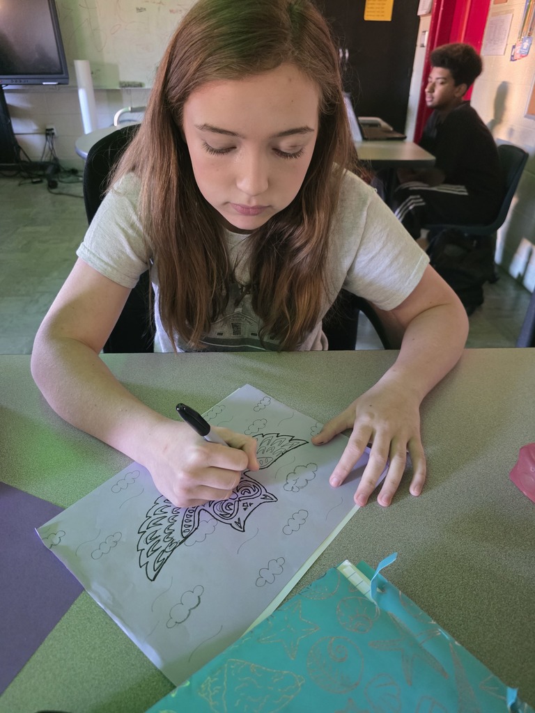 LMS totem project in 7th grade ELA