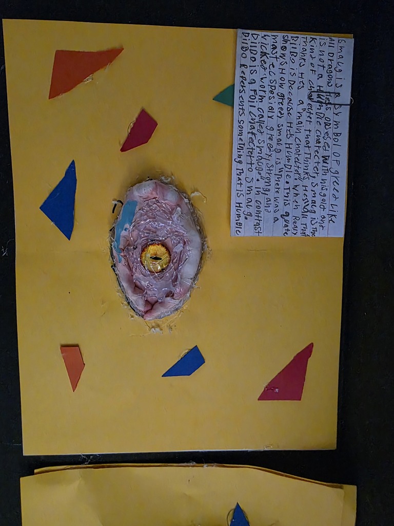 LMS dragon eye project in 7th grade ELA