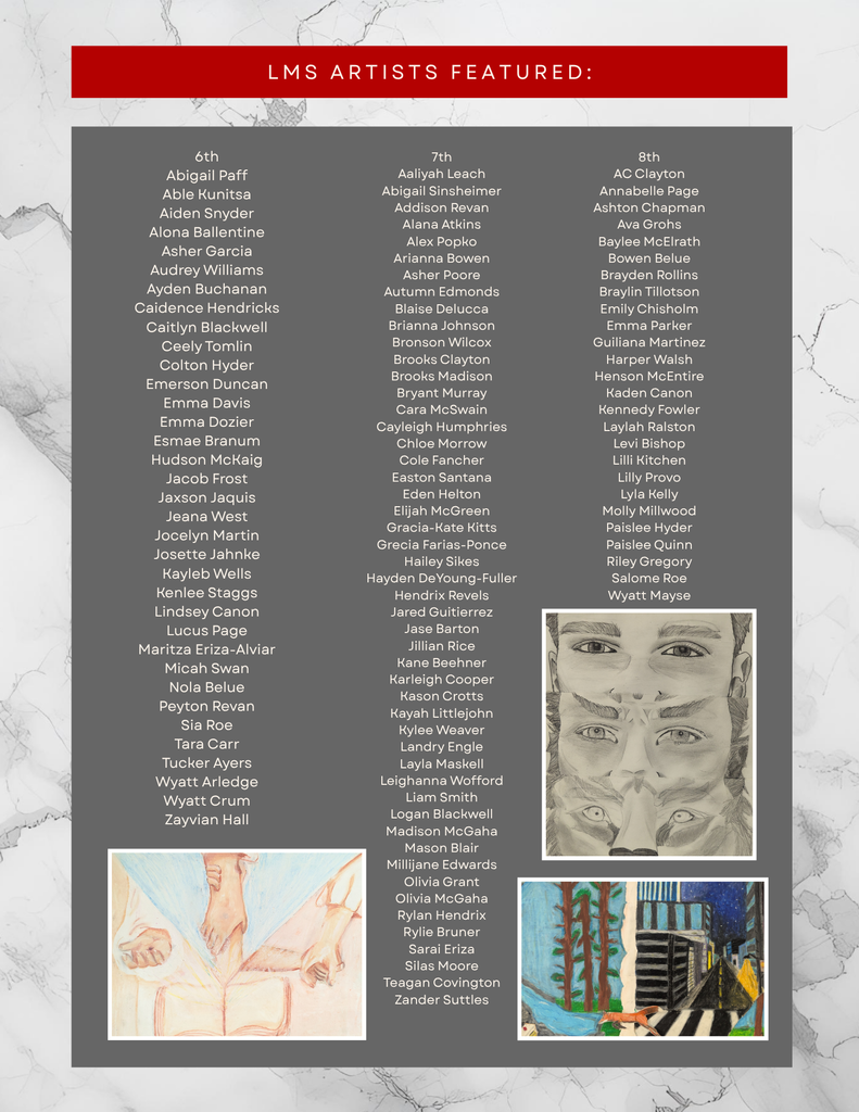 LMS Art Exhibition announcement pg 2
