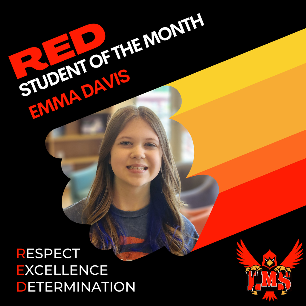 LMS RED student of the month