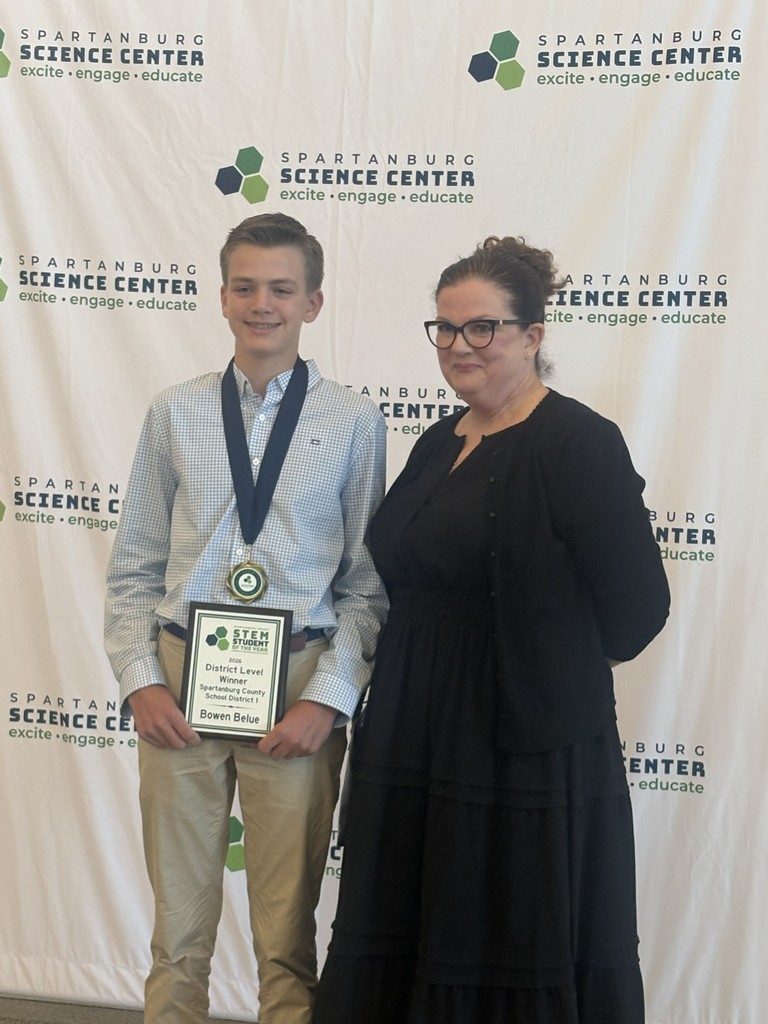 LMS and Spartanburg One Finalists for STEM Student of the Year