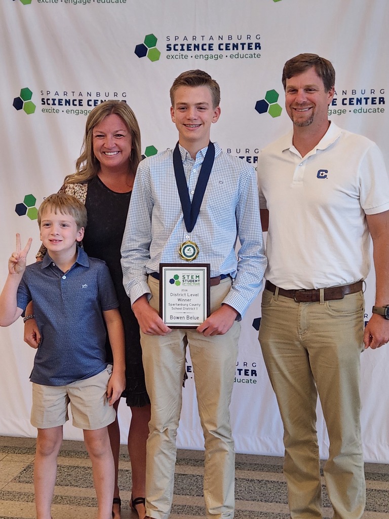LMS and Spartanburg One Finalists for STEM Student of the Year