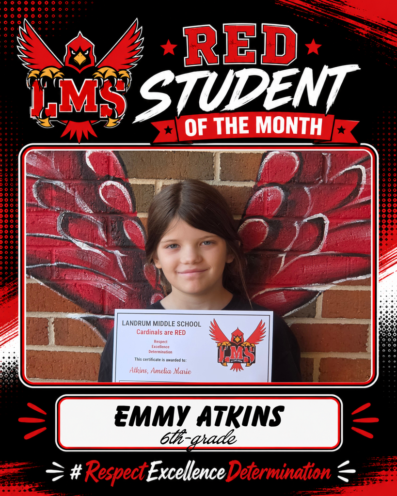 LMS RED Student of the Month