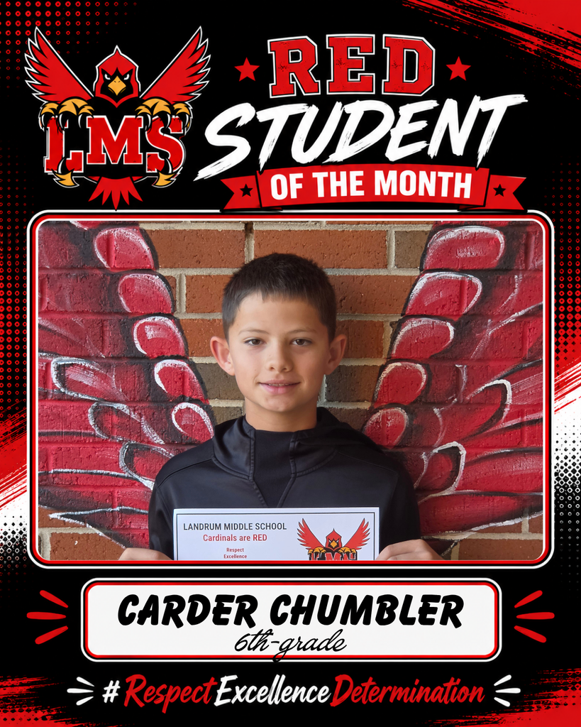 LMS RED Student of the Month