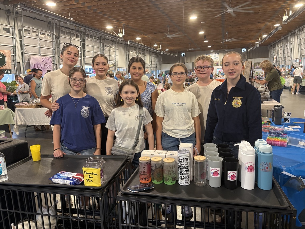 LMS FFA at the Landrum Farmer's Market