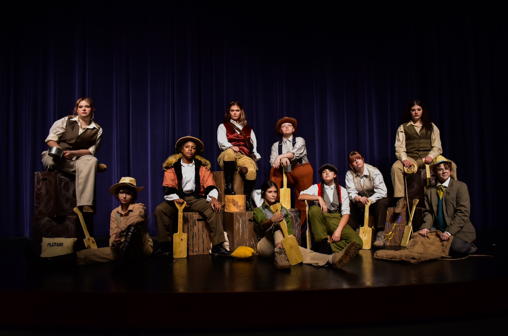 The cast of Men in Boats