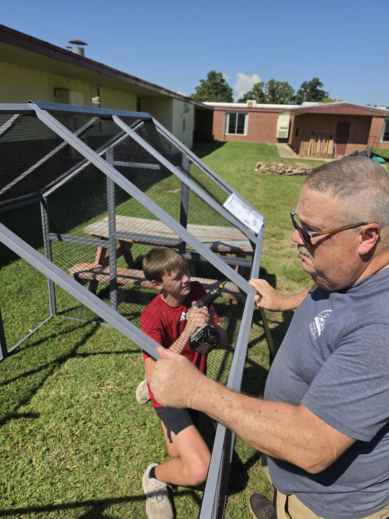 LMS Ag-Ed building chicken coops