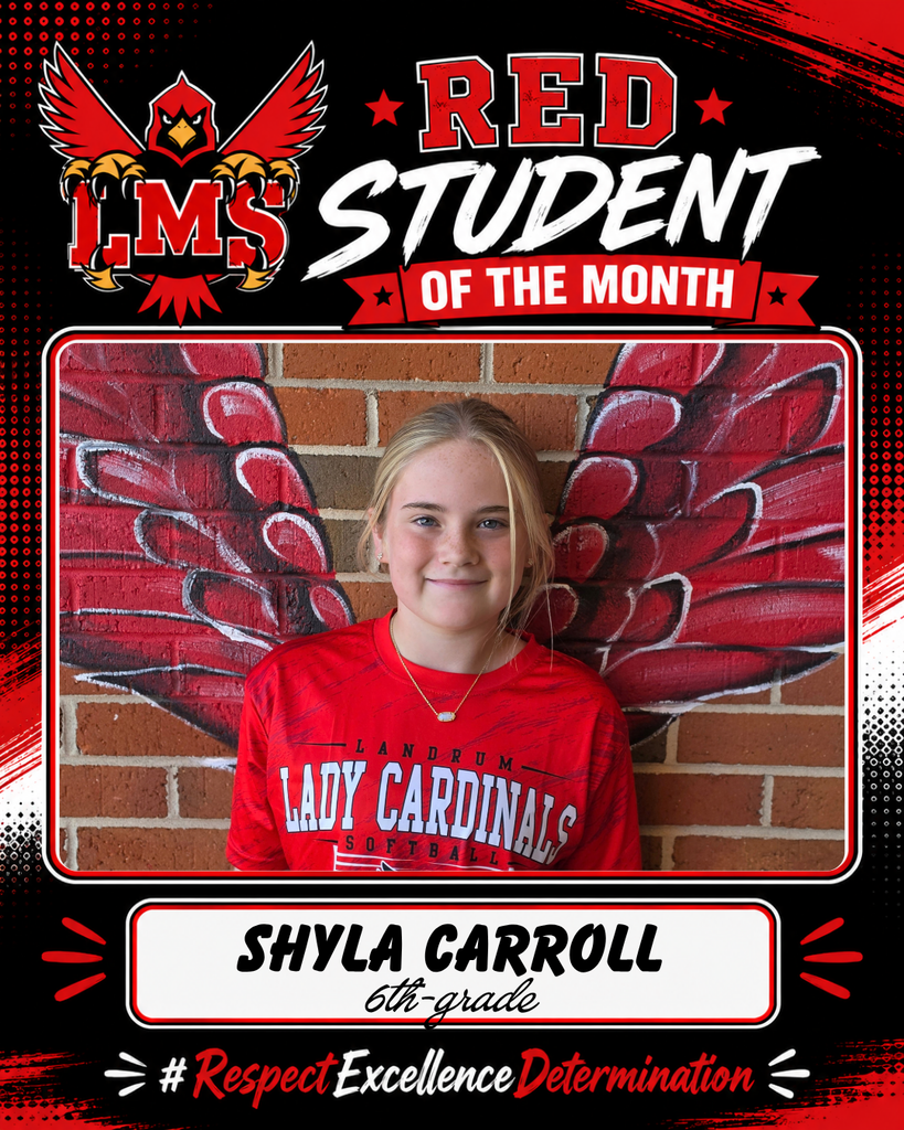 LMS RED Student of the Month