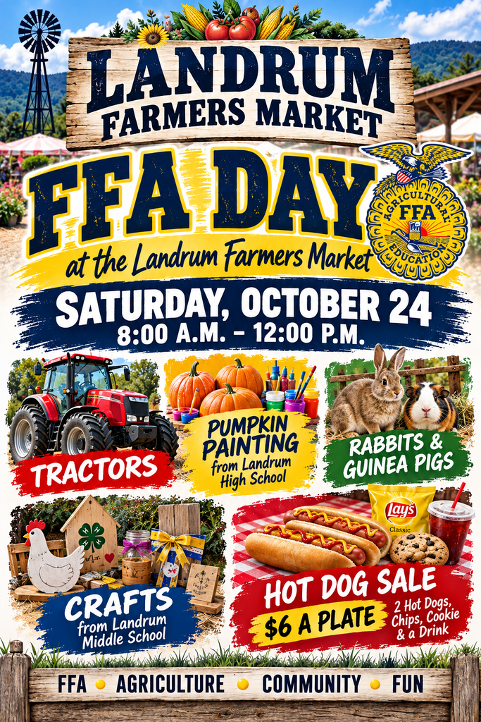 FFA Day at the Landrum Farmer's Market