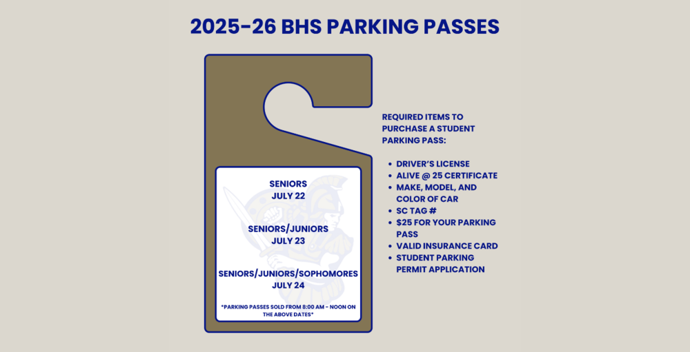 2025-26 BHS Parking Pass Information