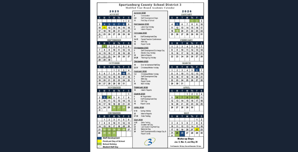 2025-26 Academic Calendar