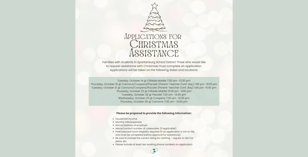 Christmas Assistance Applications 2025