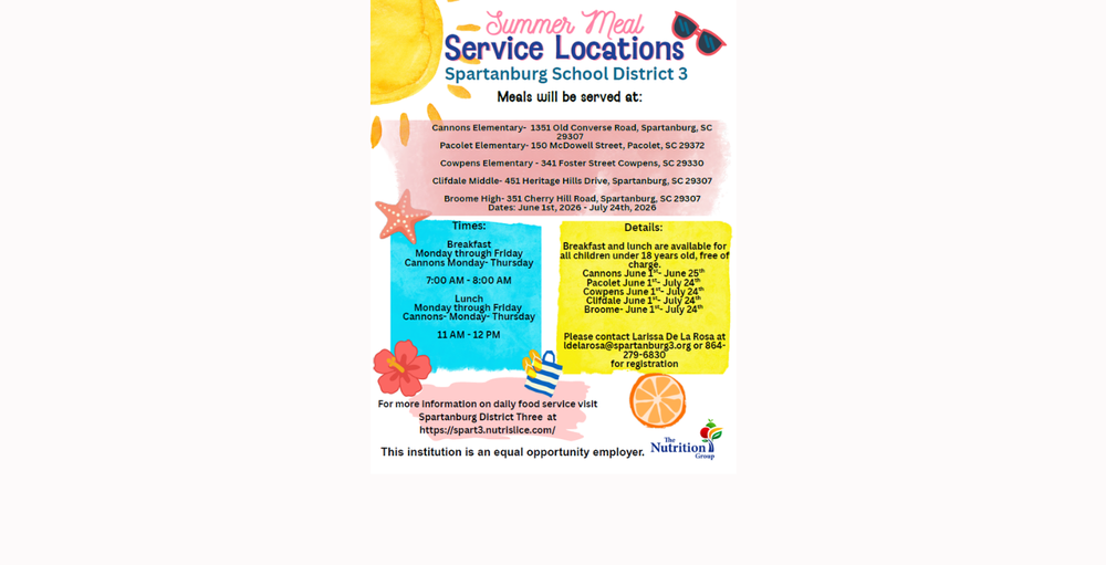 D3 Summer Meals