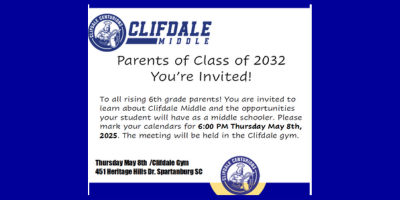 6th Grade Meeting