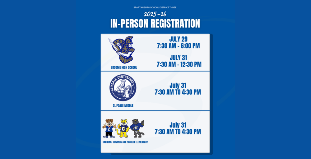 In-person registration 2025-26
