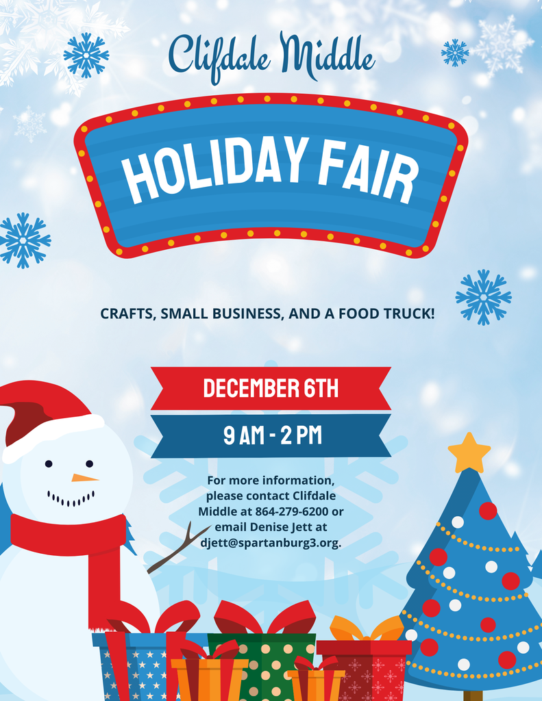 Holiday Fair at Clifdale Middle
