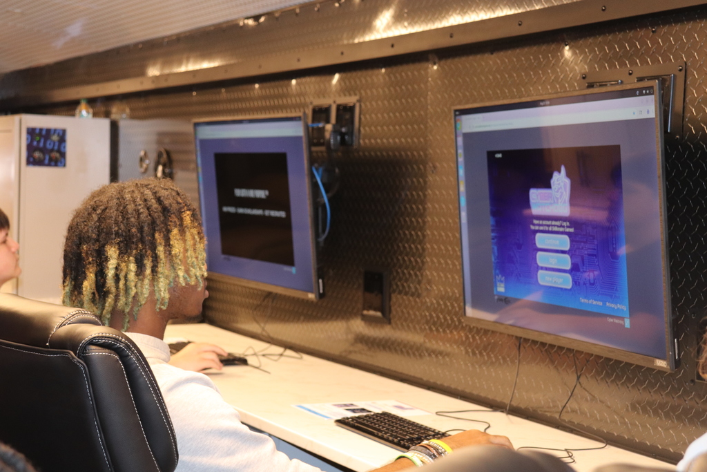 Pink Bus Cybersecurity Experience at DMTC
