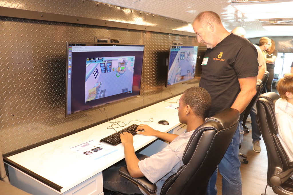 Pink Bus Cybersecurity Experience at DMTC