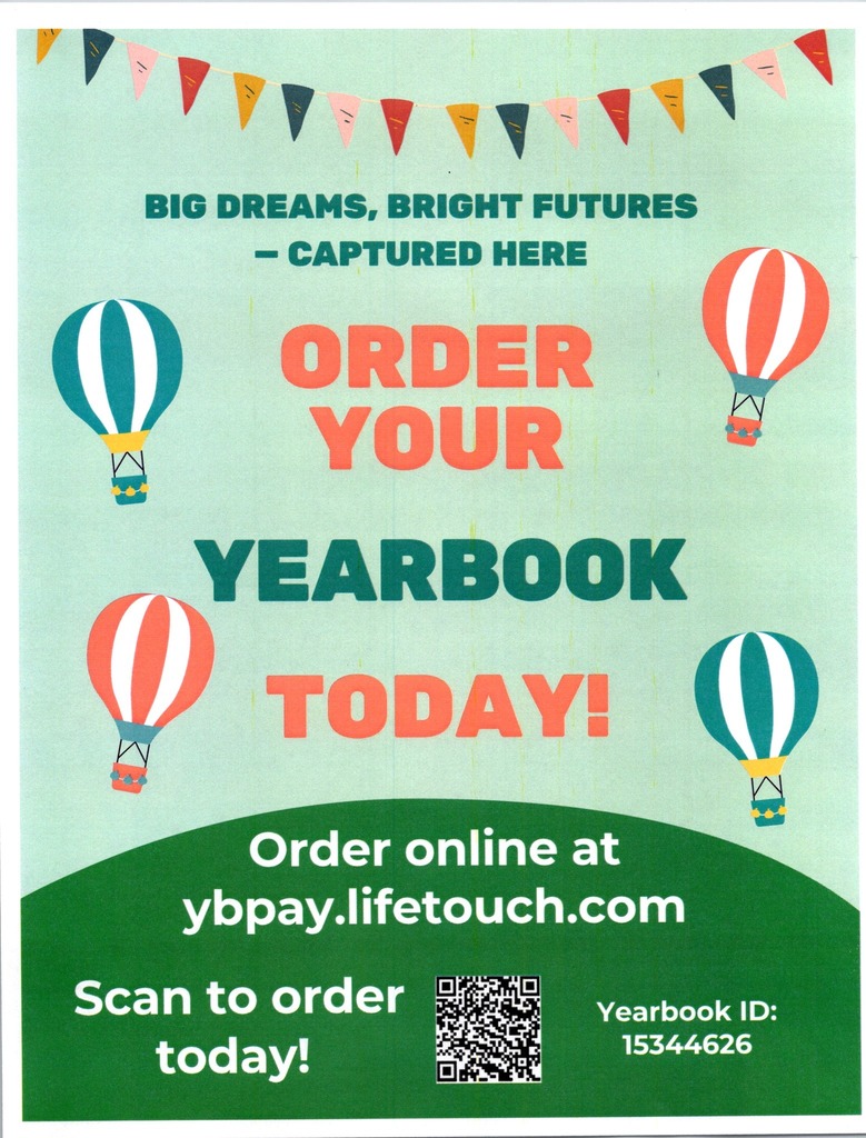 Order Your Yearbook Today!
