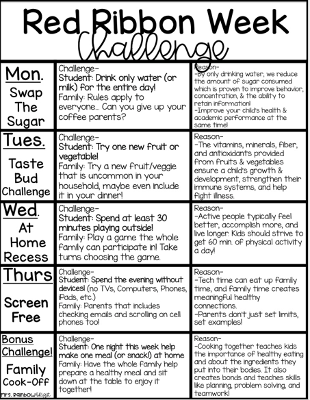 healthy choices challenge