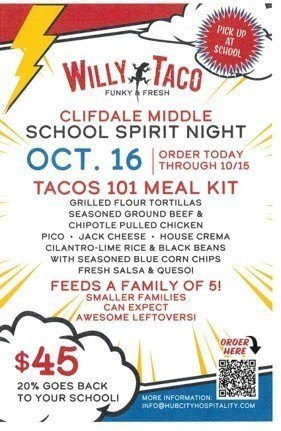 Clifdale Middle and Willy Taco