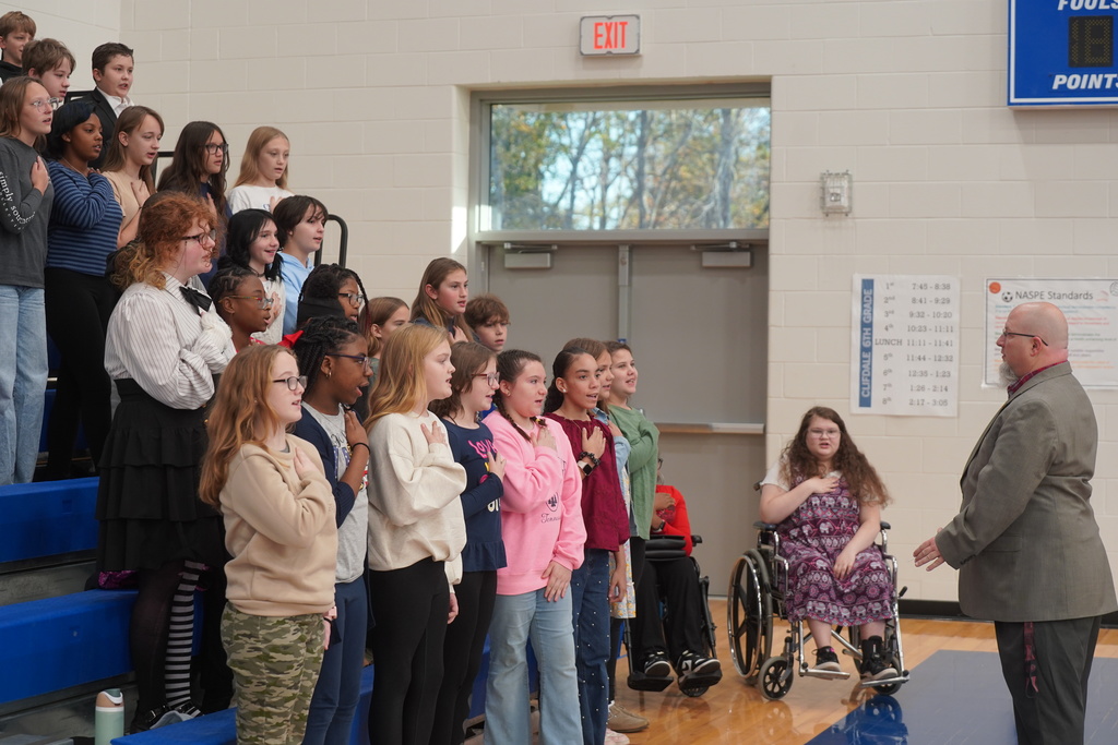 Clifdale Middle Veterans Day Program
