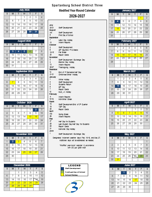 2026-27 Proposed Academic Calendar