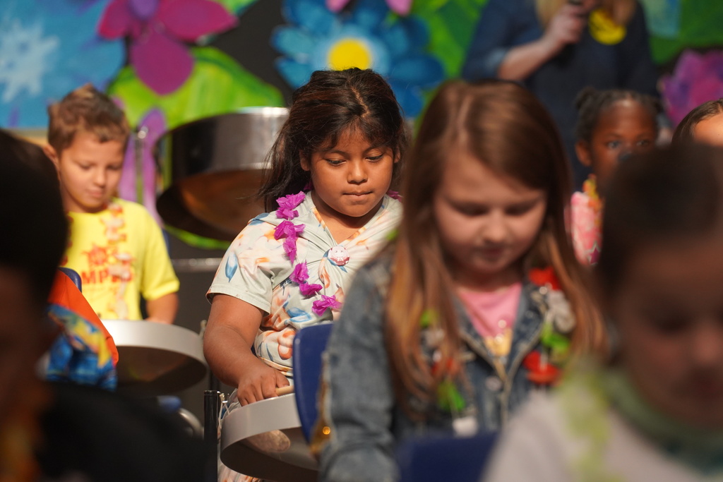 Cannons Elementary School's Steel Drum performance