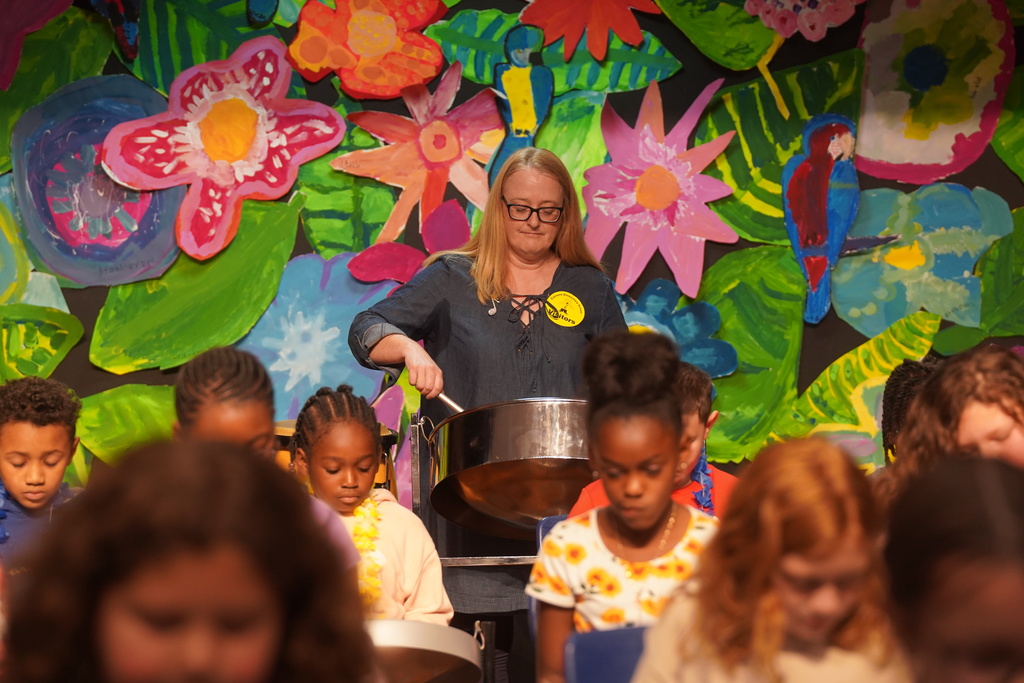 Cannons Elementary School's Steel Drum performance