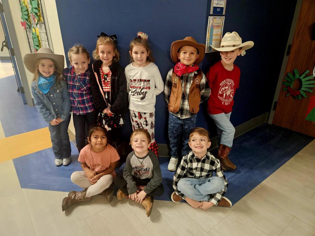 Dress up for Western day 