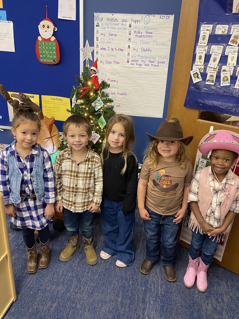 Dress up for Western day 