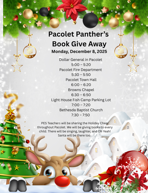 Holiday book giveaway times 