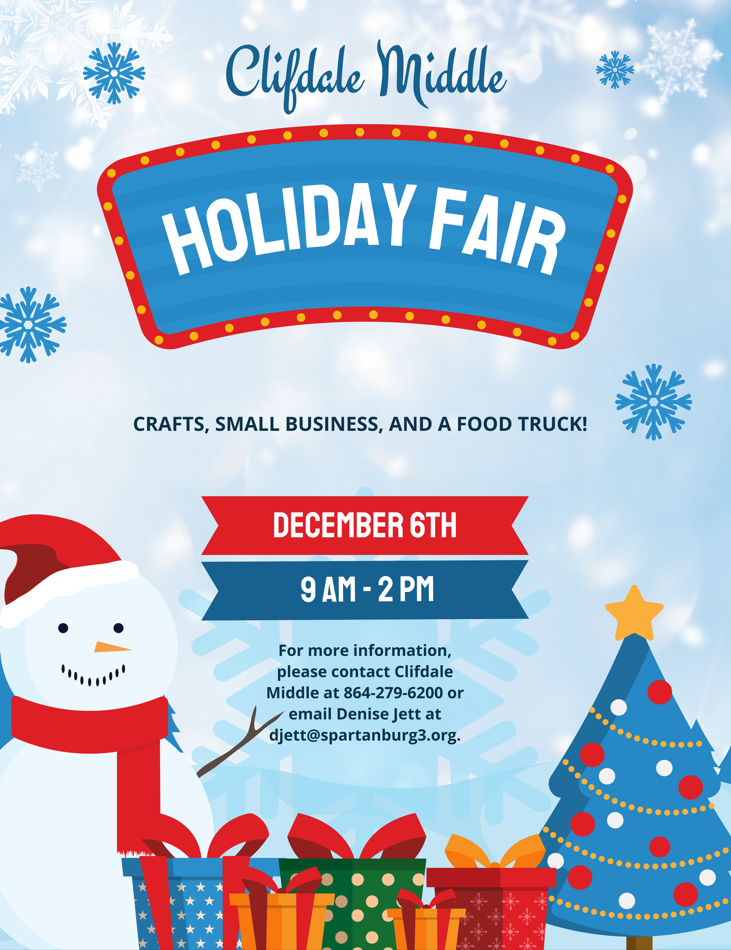 Clifdale Middle Holiday Fair