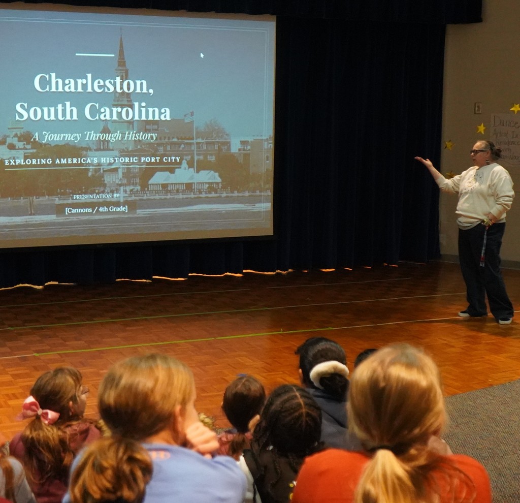 Cannons Elementary fourth-grade students surprised with free Charleston Field Trip after Mrs. Tonya McCullough wins nationwide award