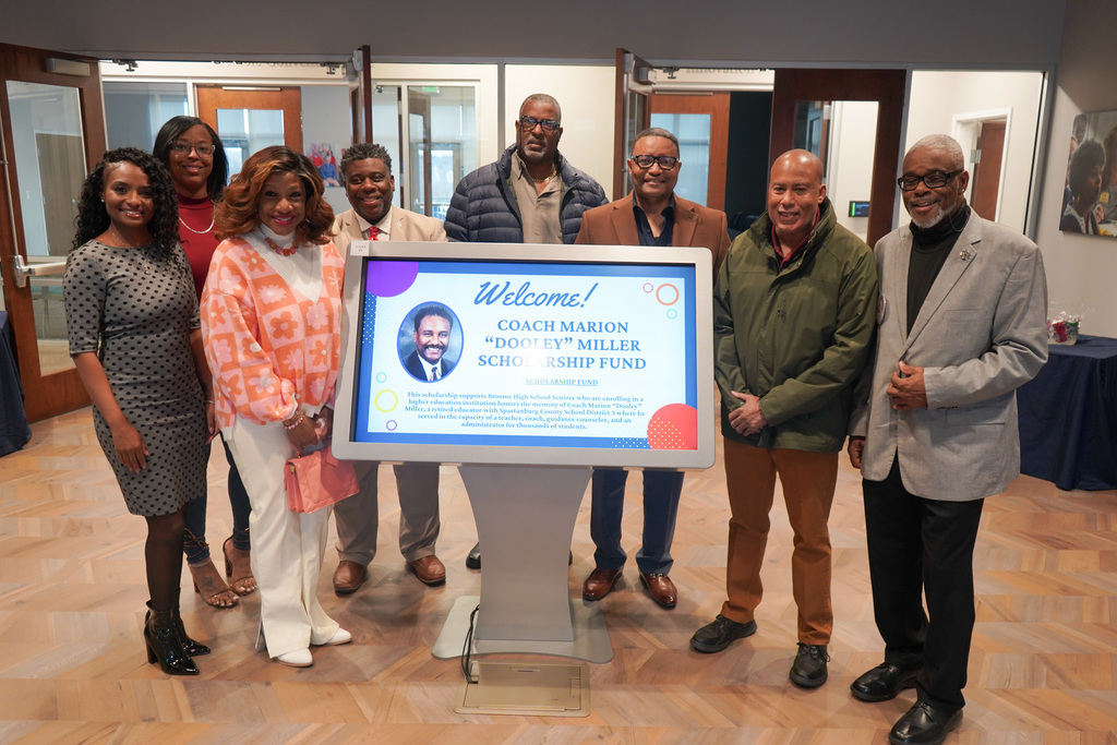 We were proud to attend the official announcement yesterday of the Coach Marion "Dooley" Miller Scholarship Fund
