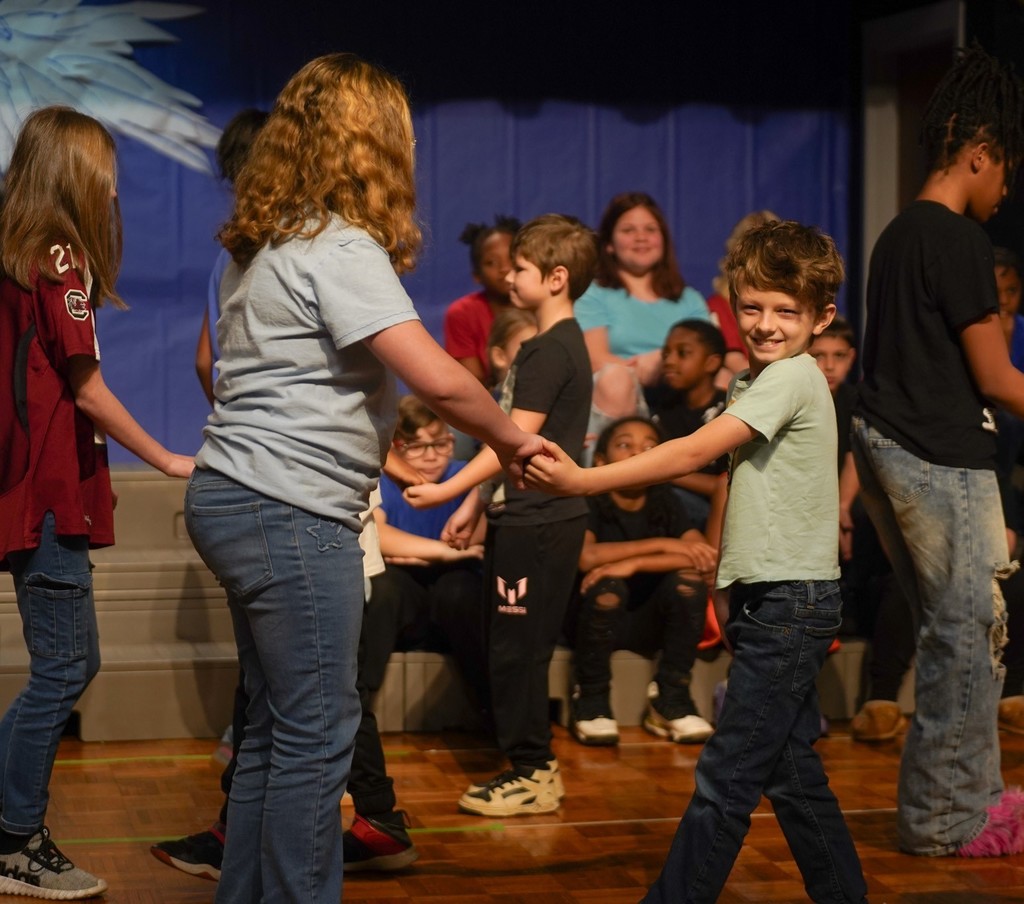 Cannons Elementary 4th-grade students performed Nothing Could Be Finer Than to Be in Carolina