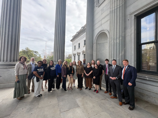 Palmetto State Teachers Association Hosted members of the District Three Teacher Forum recently at the State House