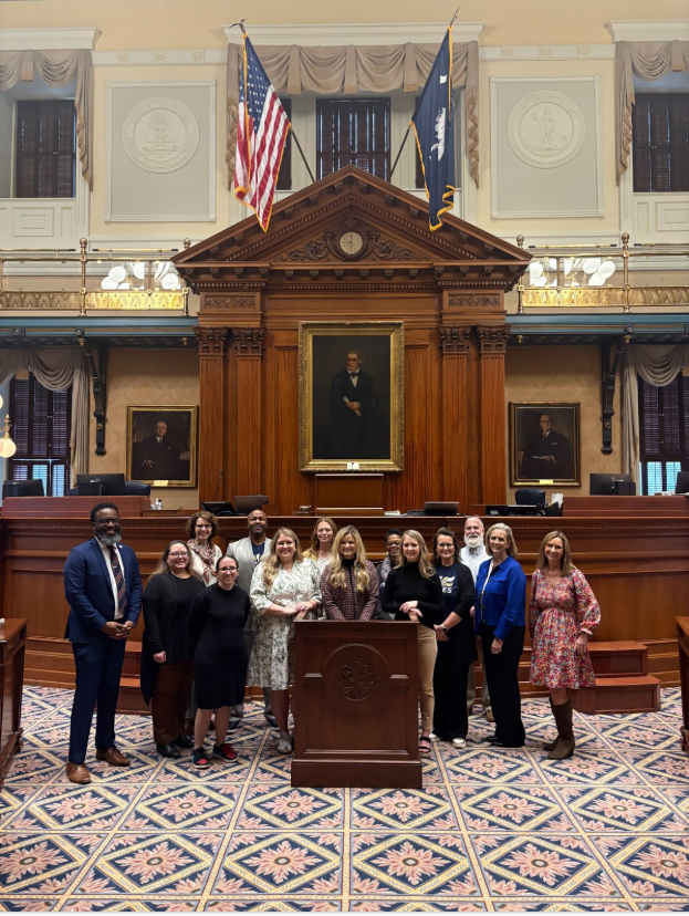 Palmetto State Teachers Association Hosted members of the District Three Teacher Forum recently at the State House